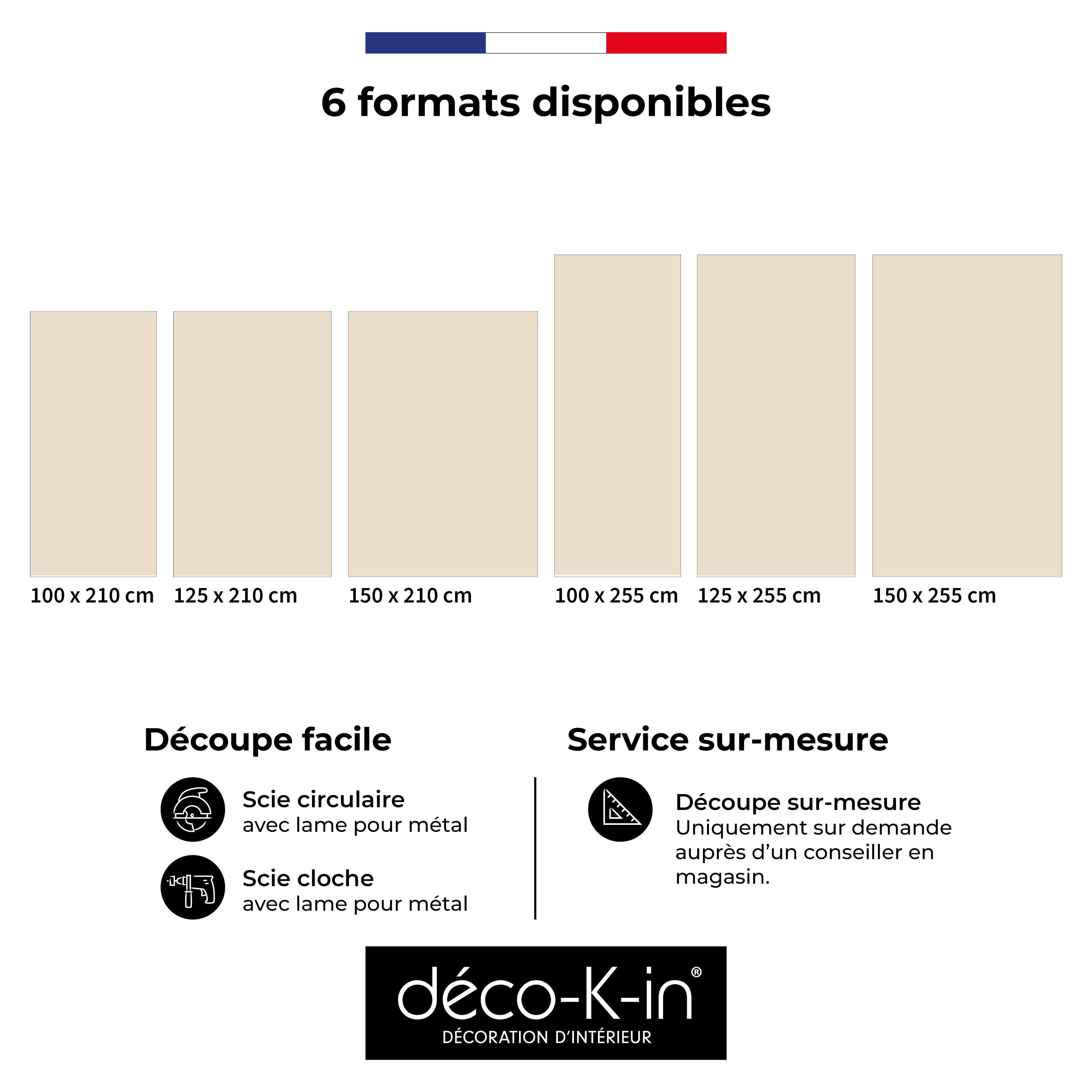 Panneau mural déco H.210 x l.150 cm parchemin mat Ulm108 deco k in ...