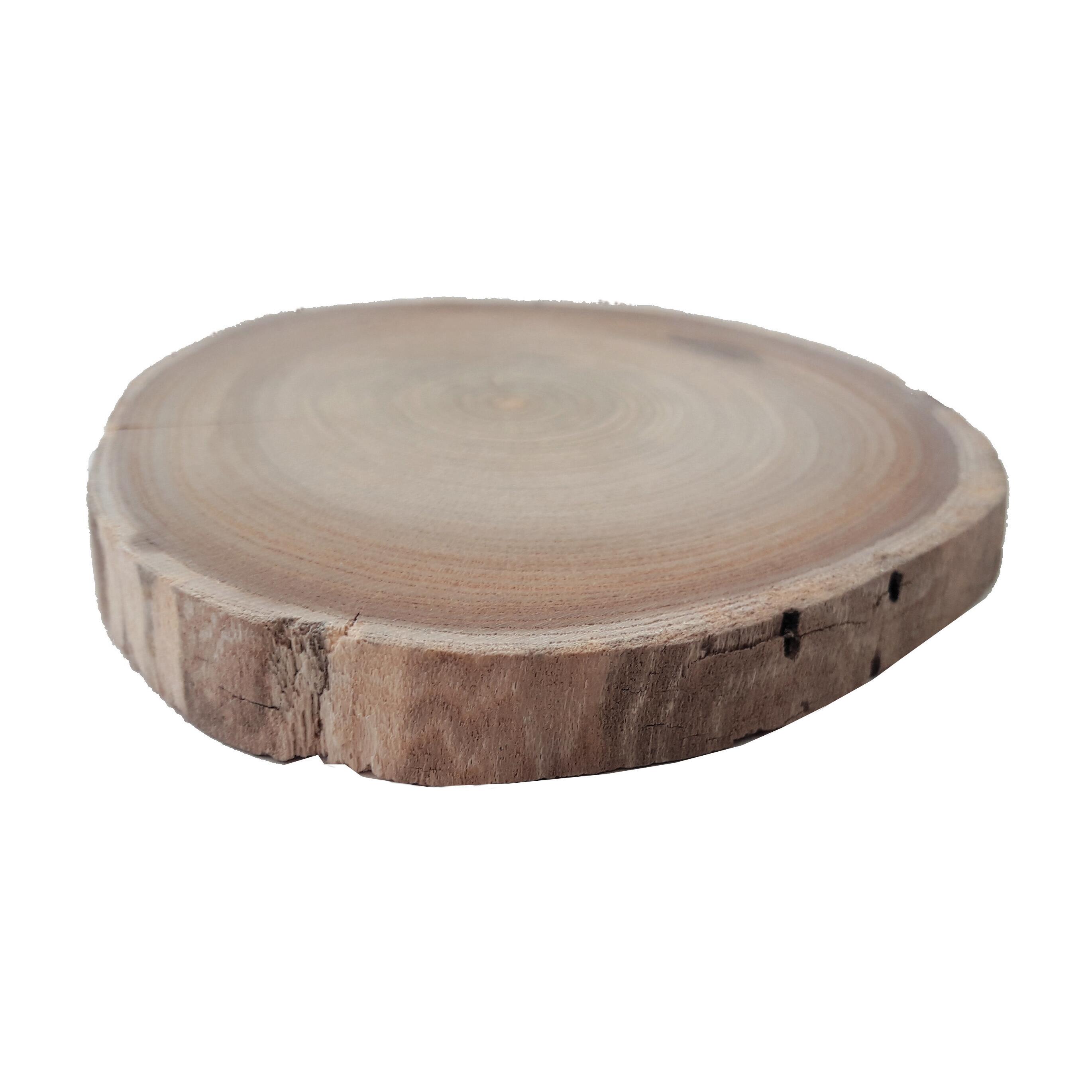 Rondella in castagno verniciato 1 mm Ø 10 mm, 10 pezzi - 2