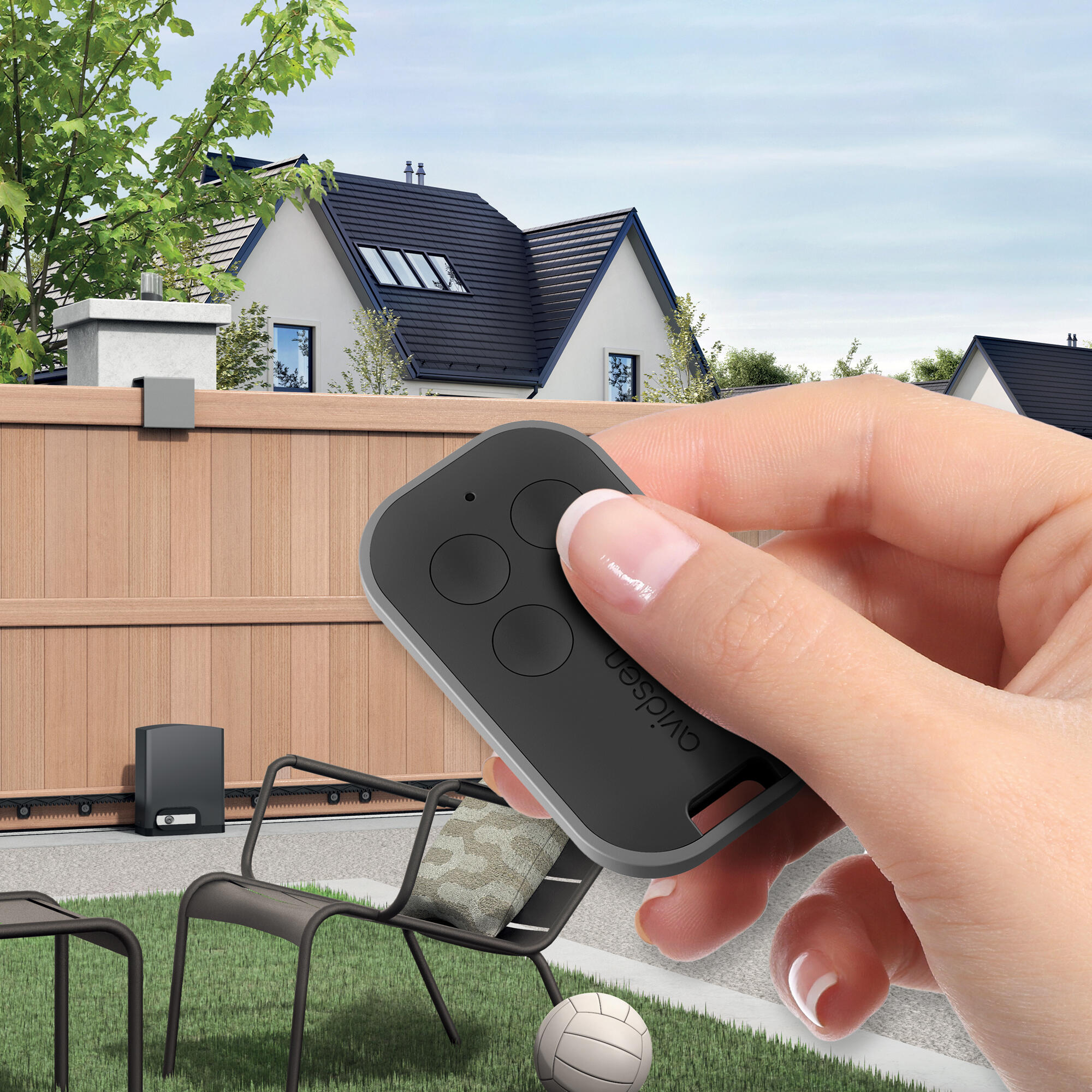 Motorisation de portail connecté coulissant AVIDSEN - 4