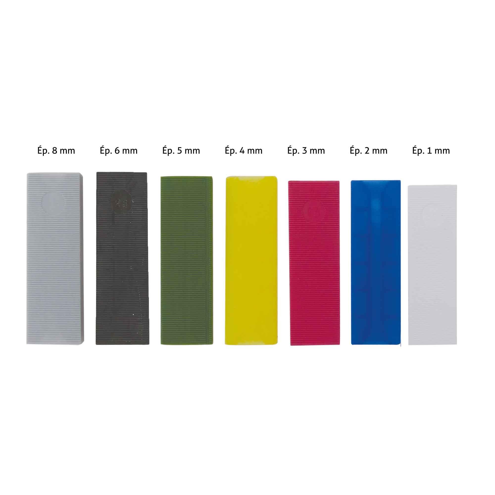 LOT DE 50 CALES DE POSE UNIVERSELLES - 4