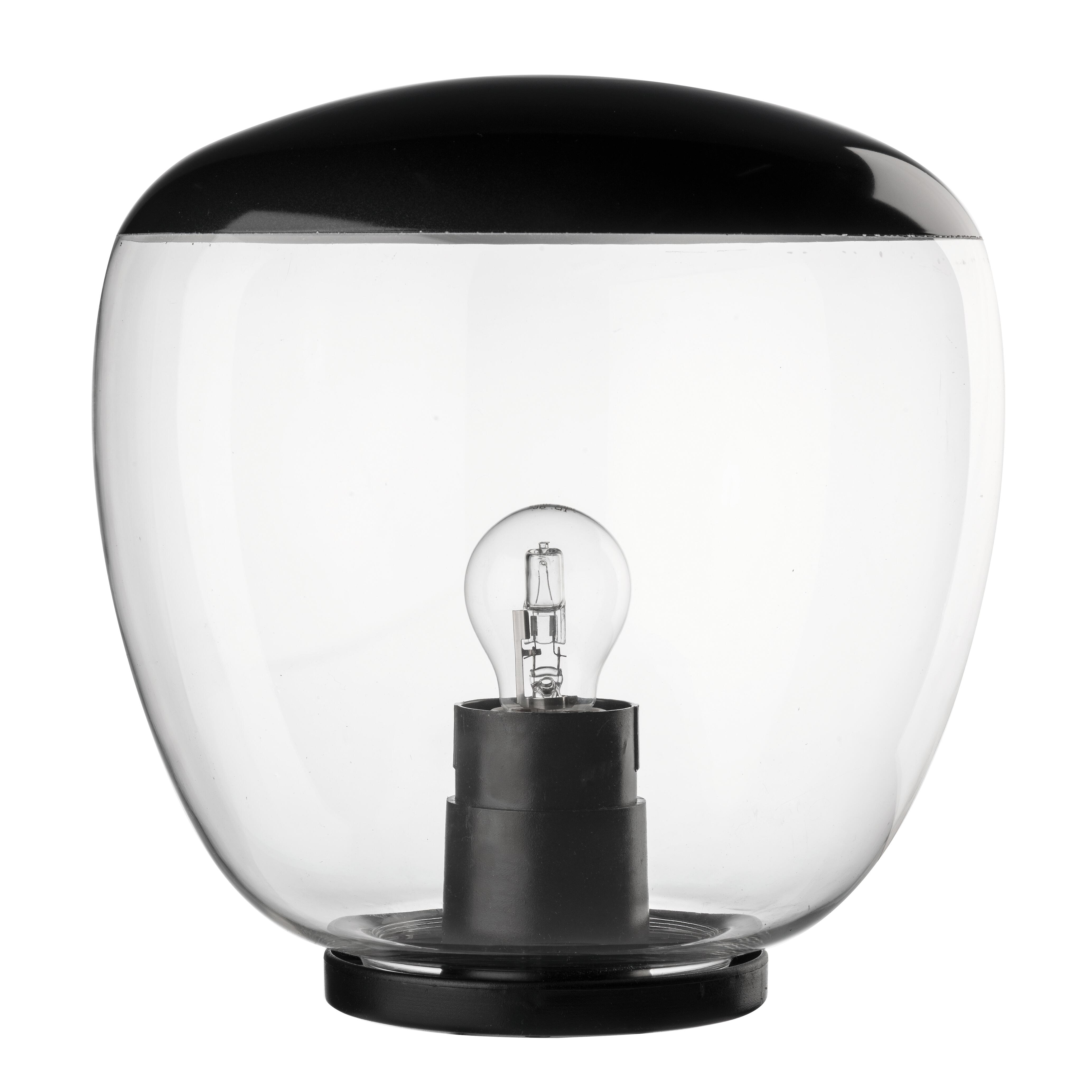 Base personalizzabile senza sorgente luminosa 50041 E27 1xMAX100W in pvc nero - 2