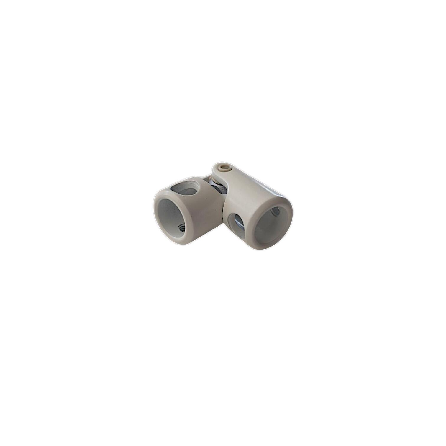 Cardan en acier laqué blanc Rond 12mm / Rond 12mm - 3