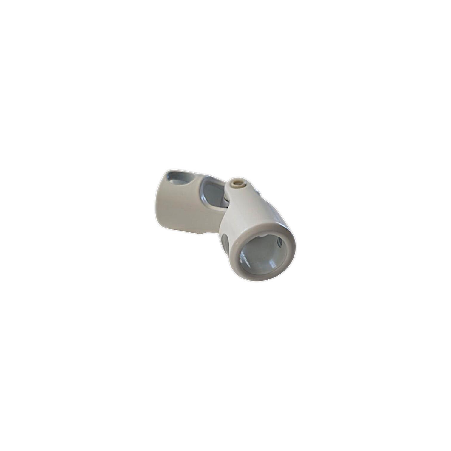 Cardan en acier laqué blanc Rond 12mm / Rond 12mm - 2