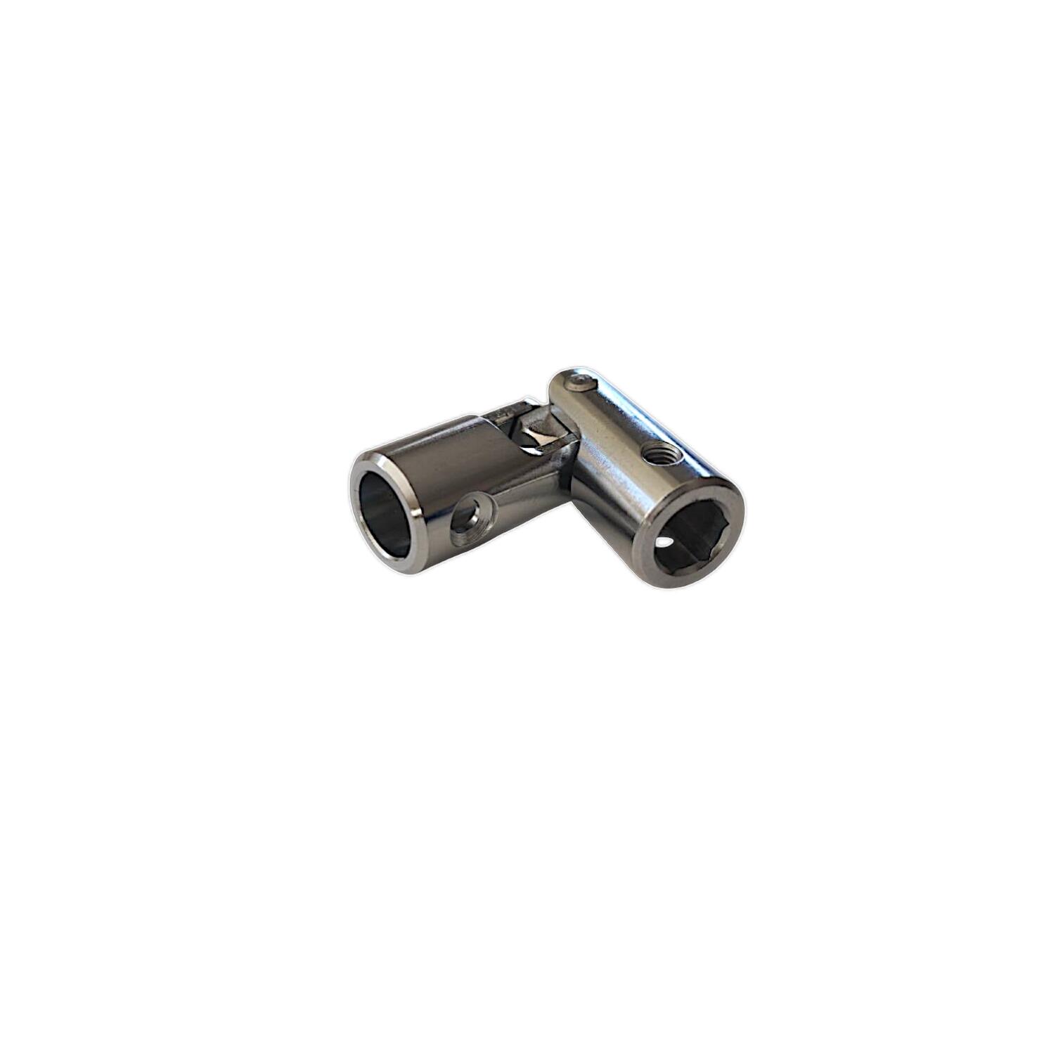 Cardan en acier chromé Hexa 10mm / Rond 12mm - 3
