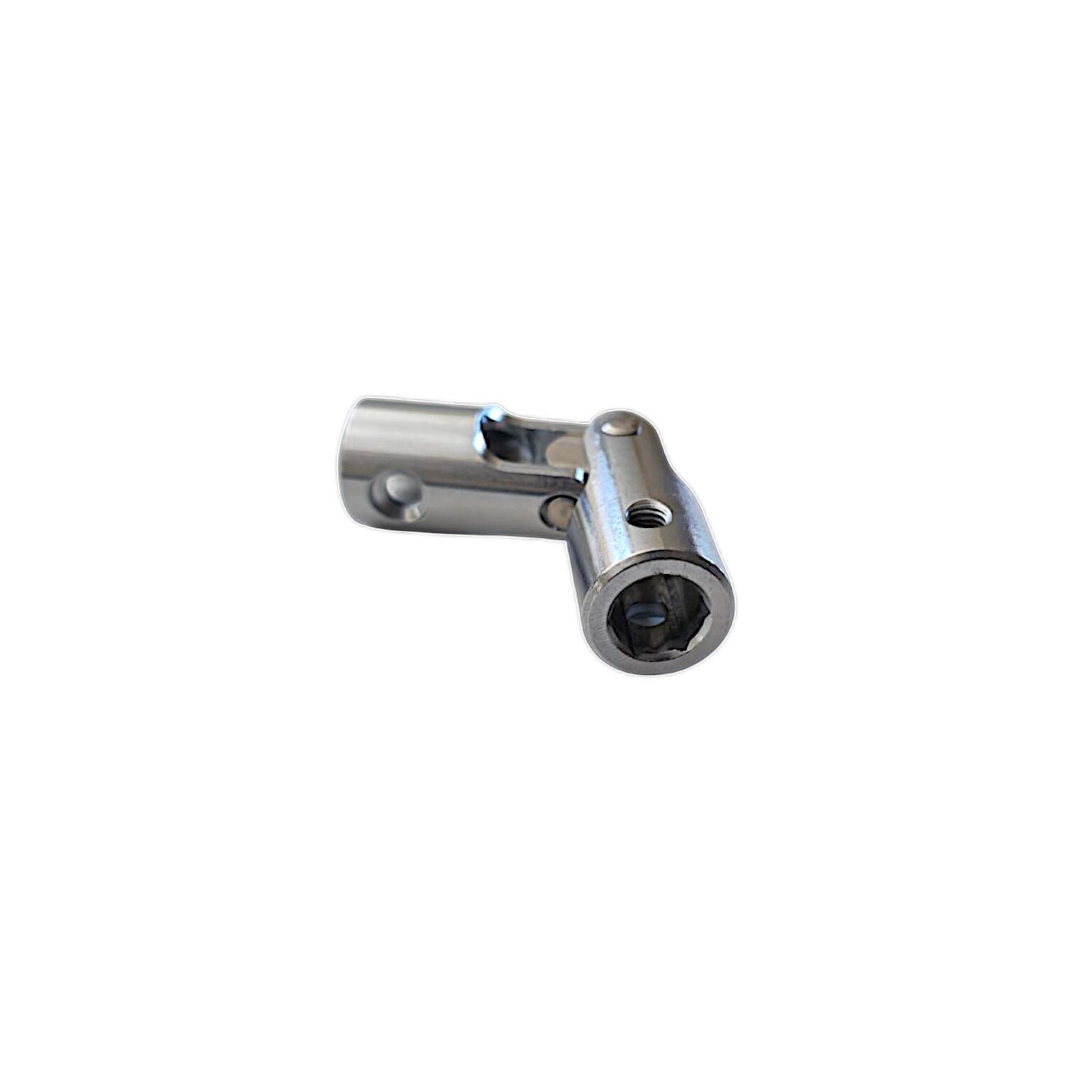 Cardan en acier chromé Hexa 10mm / Rond 12mm - 2