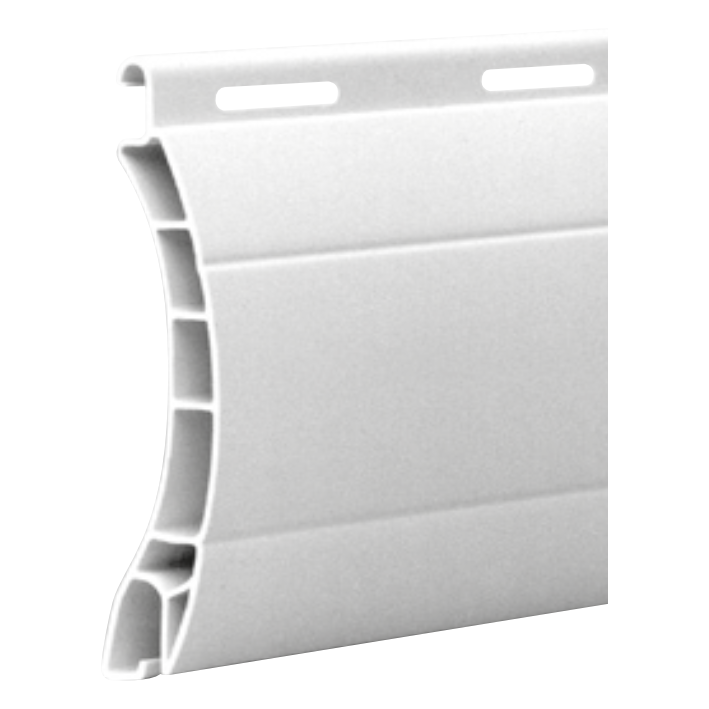 Lot de 4 lames de tablier en PVC blanc Haut. 50 mm, Long. 1.50m - 2