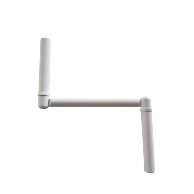 Manivelle ronde 12 mm acier métal sans tige