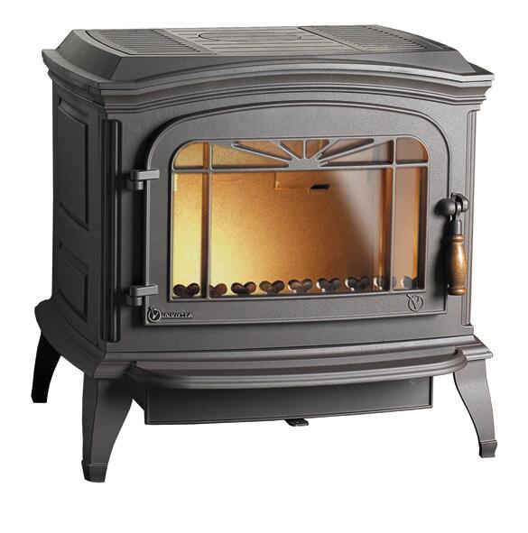 Poêle à bois INVICTA Bradfort anthracite, 9 kW