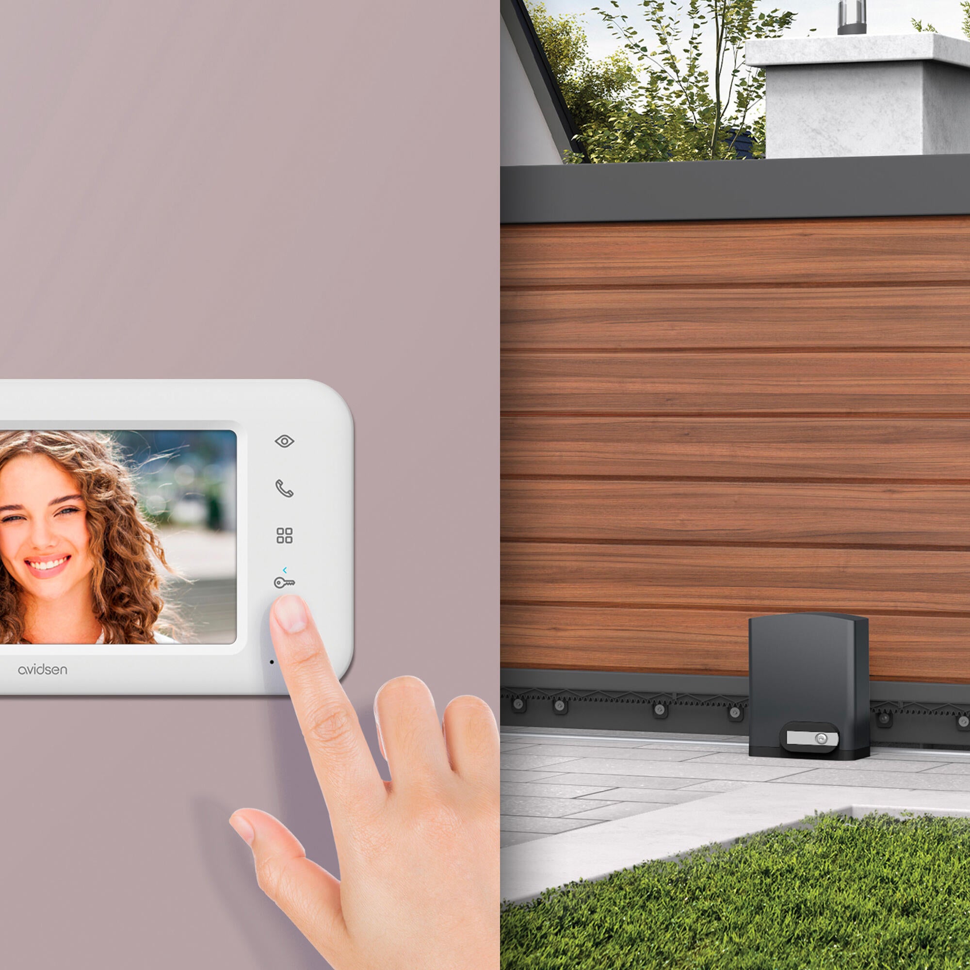 Motorisation de portail coulissant AVIDSEN orea 550 - 2