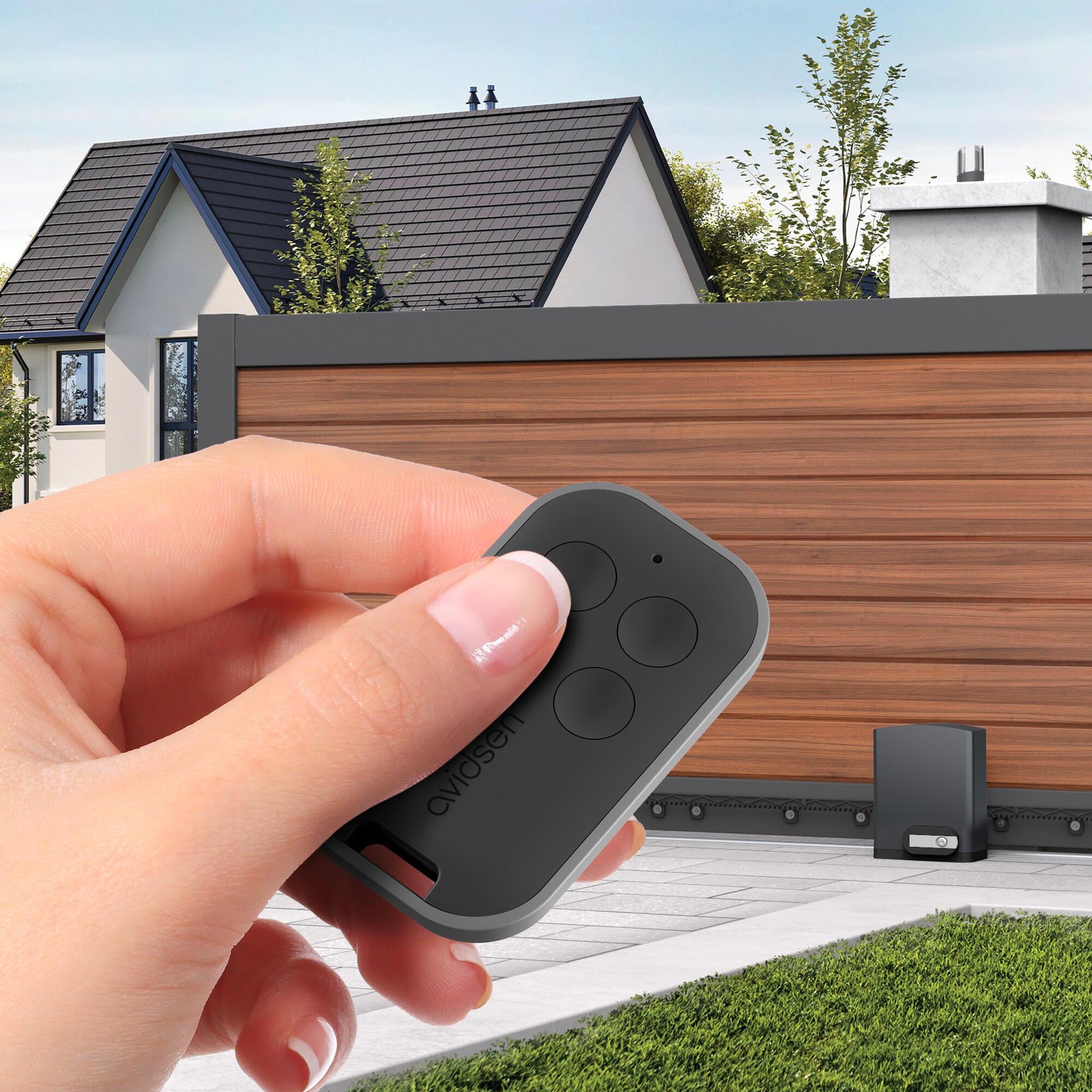 Motorisation de portail coulissant AVIDSEN orea 550 - 4