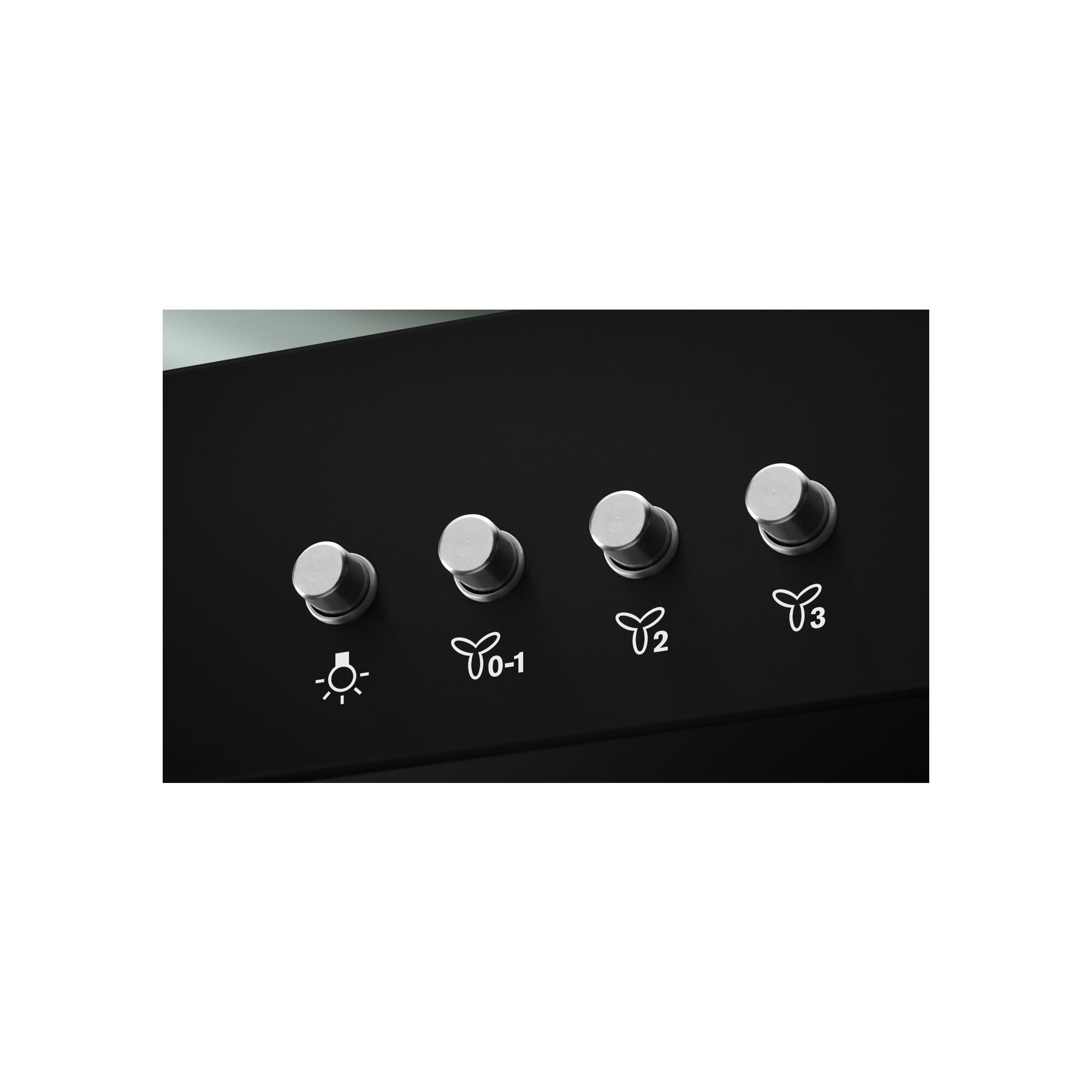 Hotte murale L89.8 cm ELECTROLUX LFT419K noir - 3
