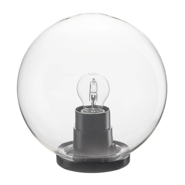 Sfera per palo diam. 25 cm, trasparente