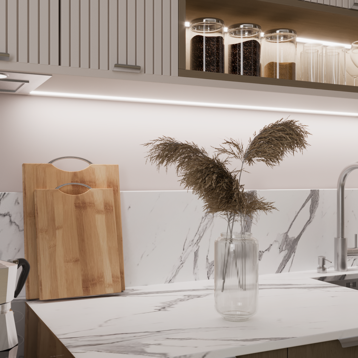 Taśma LED IP20 460 lm/m 5 m barwa ciepła POLUX - 6