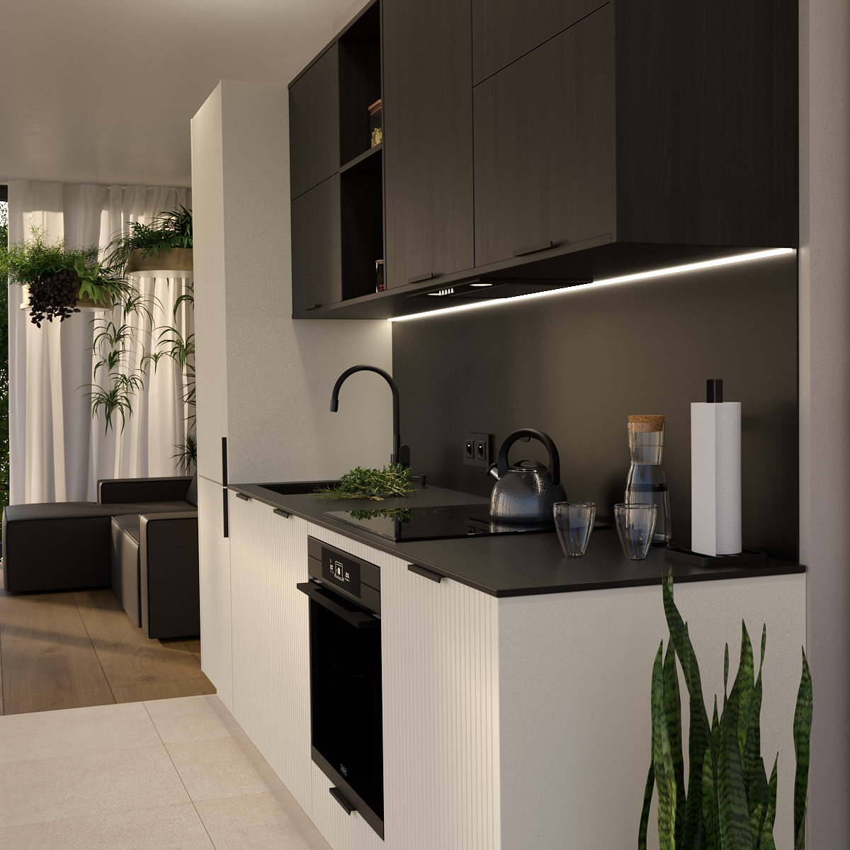 Taśma LED IP20 460 lm/m 5 m barwa ciepła POLUX - 4