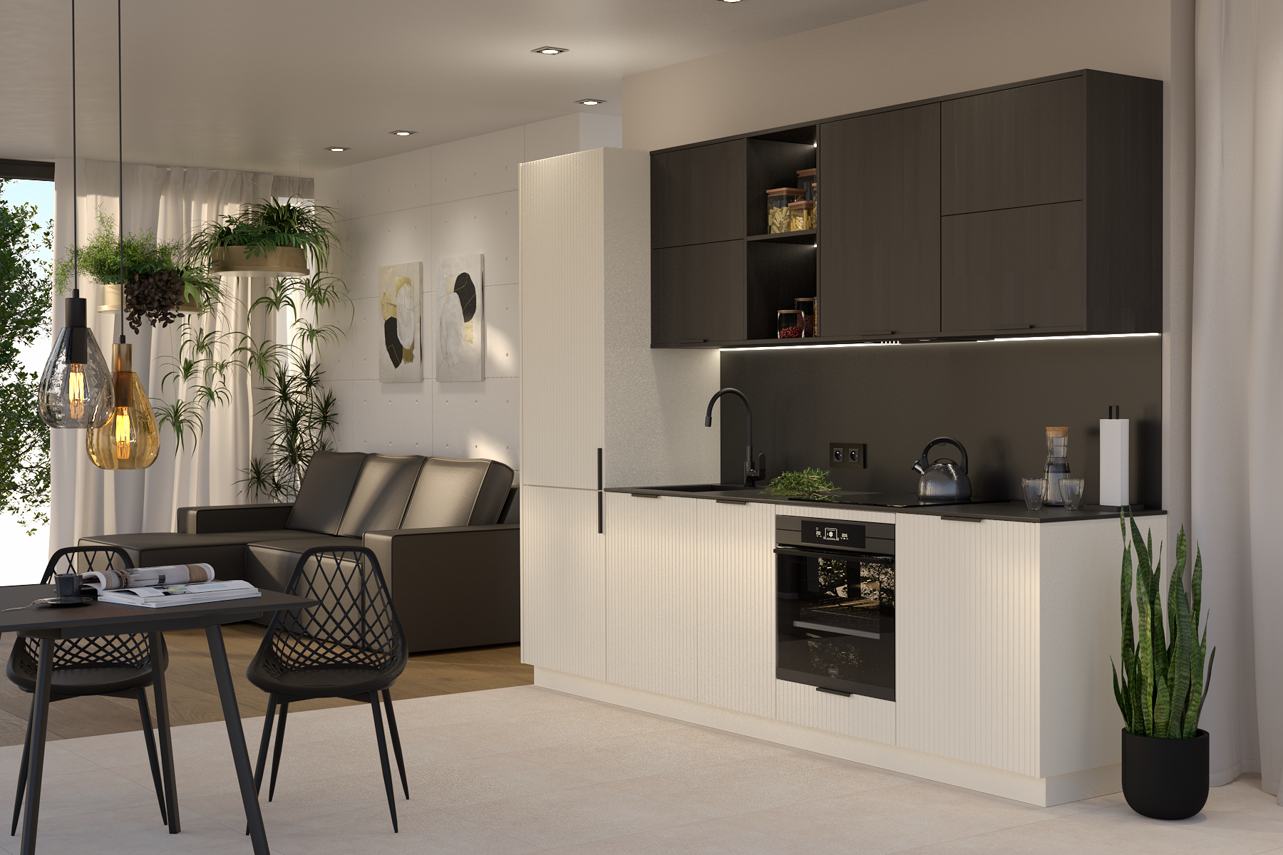 Taśma LED IP20 460 lm/m 5 m barwa ciepła POLUX - 3