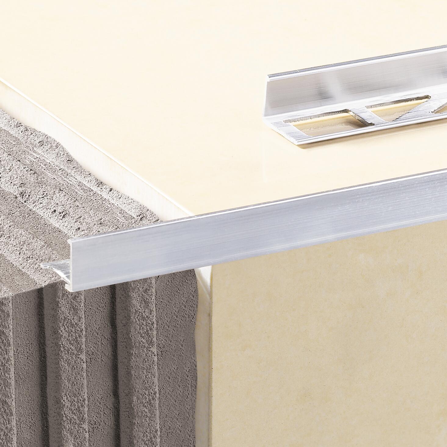 Terminali Per Profilo Piastrelle In Alluminio Anodizzato Bianco - 5 Pezzi, 10mm, Protezione Bordi - Foto 3