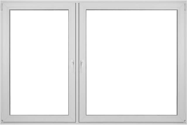 Okno PCV 3-szybowe fasadowe MD85 O39 białe 2065x1435 mm rozwierno-uchylne lewe