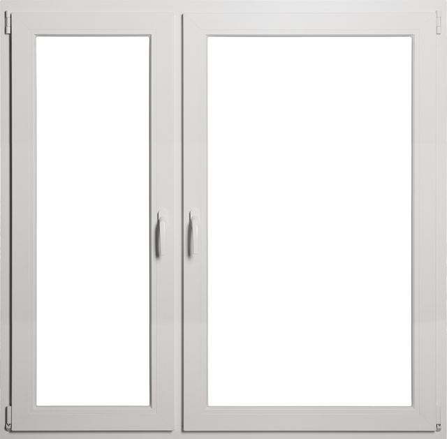 Okno PCV 3-szybowe fasadowe O35 białe 1465x1435 mm rozwierno-uchylne do wewnątrz lewe