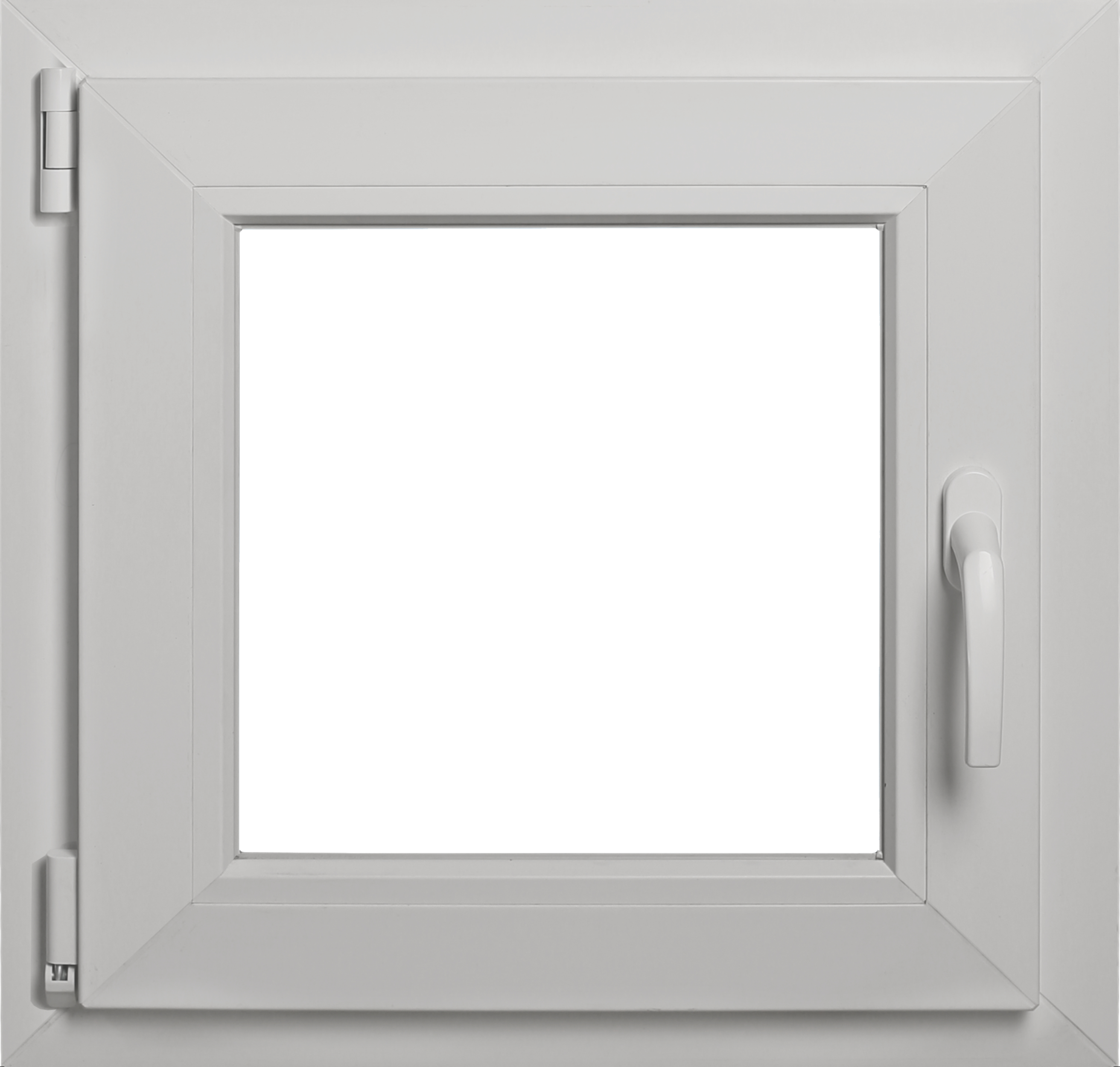 Okno PCV 3-szybowe fasadowe MD85 O1 złoty dąb 565x535 mm rozwierno-uchylne do wewnątrz lewe