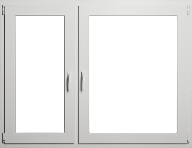 Okno PCV 3-szybowe fasadowe O19 białe 1465x1135 mm rozwierno-uchylne do wewnątrz lewe