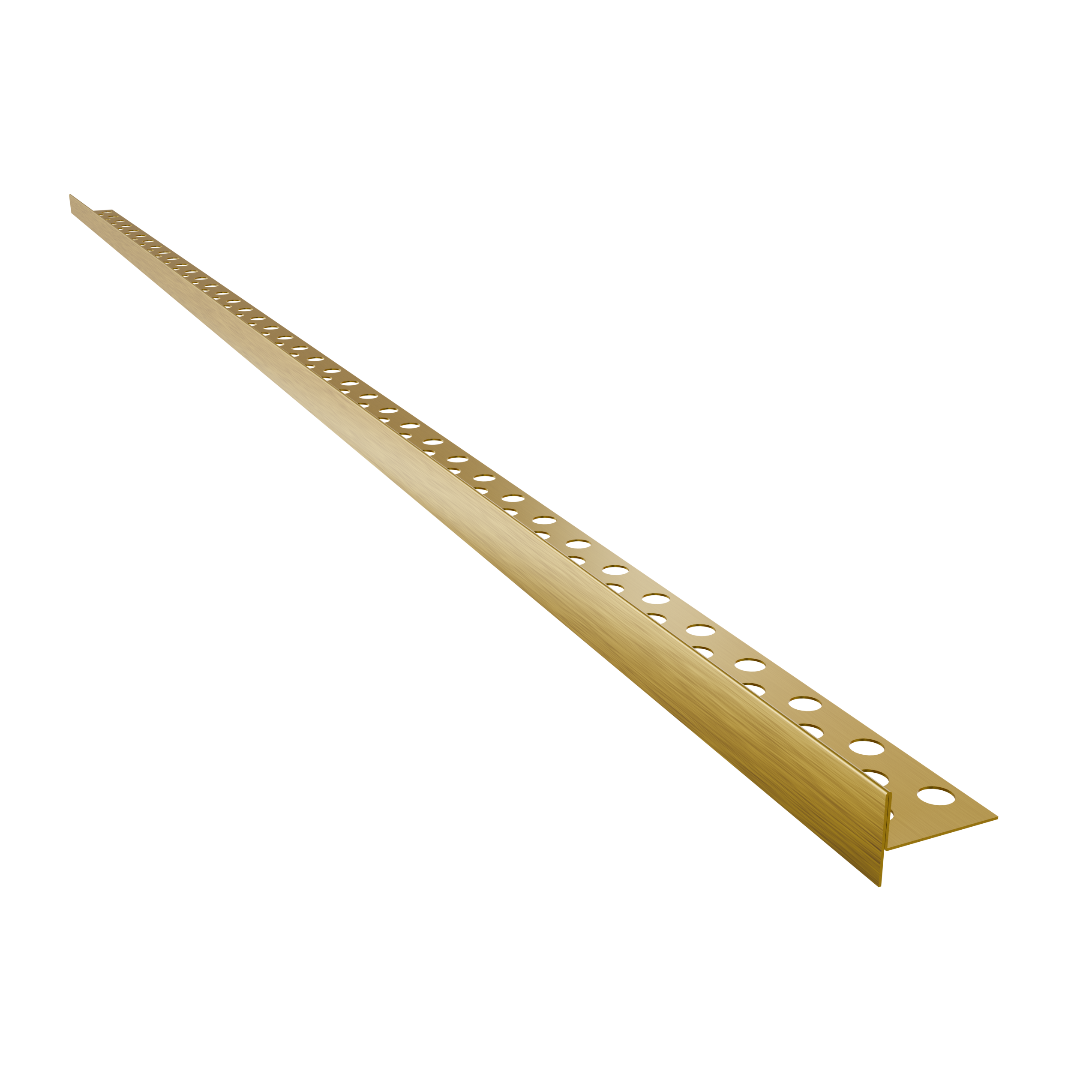 Listwa krawędziowa spadkowa do odpływu 120 cm prawa złota Jano