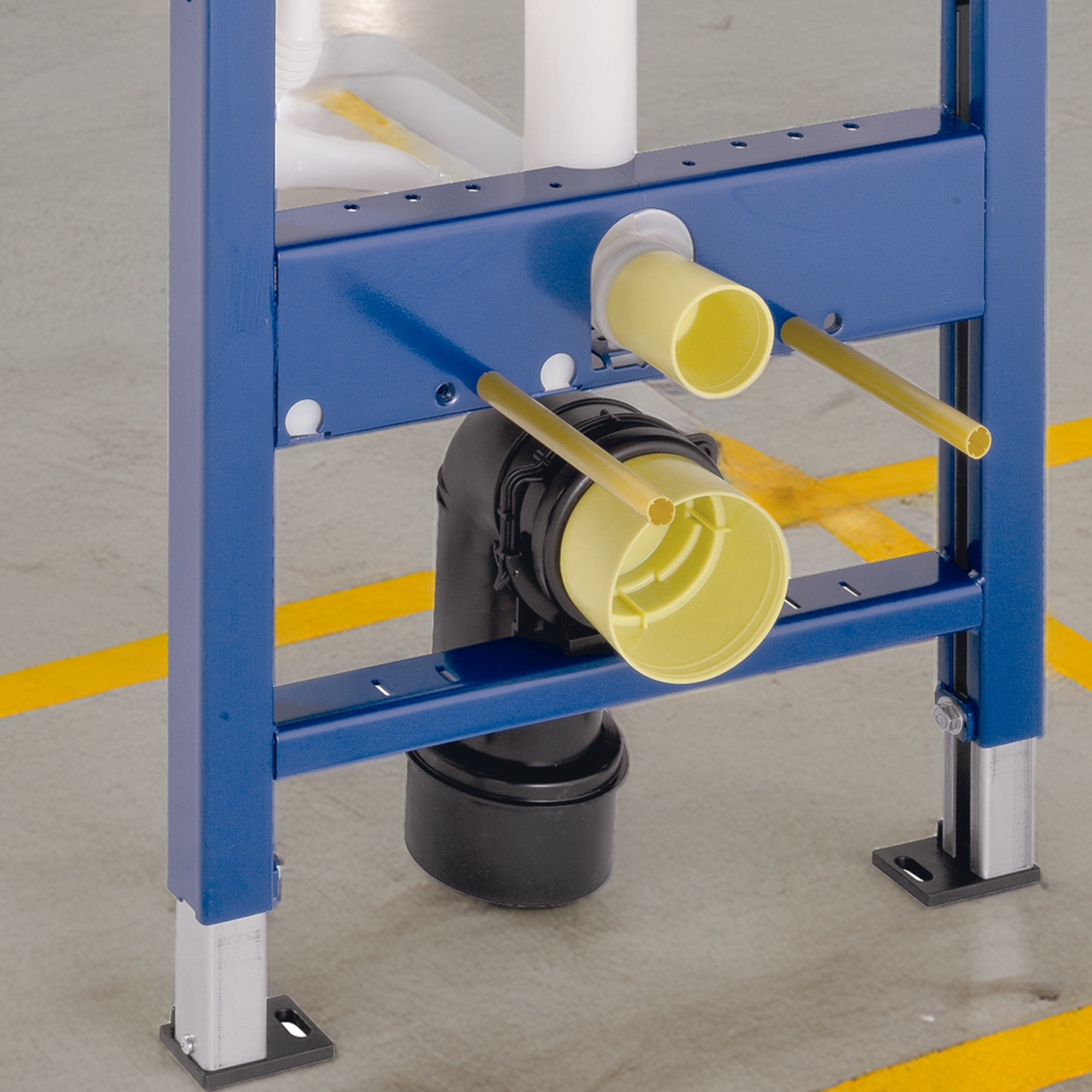 Stelaż podtynkowy do WC z ramą ze stali - 1