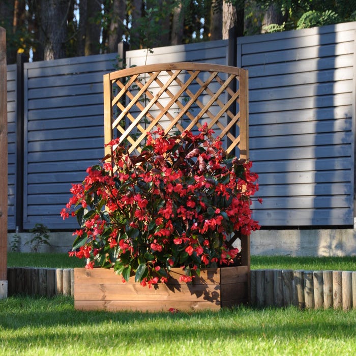 Donica drewniana z pergolą Nive 40x90x141.6 cm Naterial
