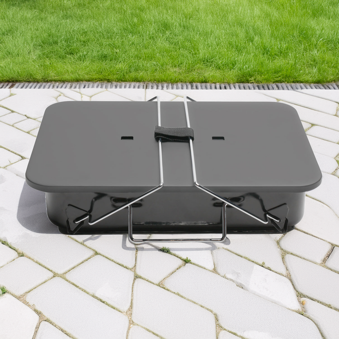 Mobilny grill węglowy