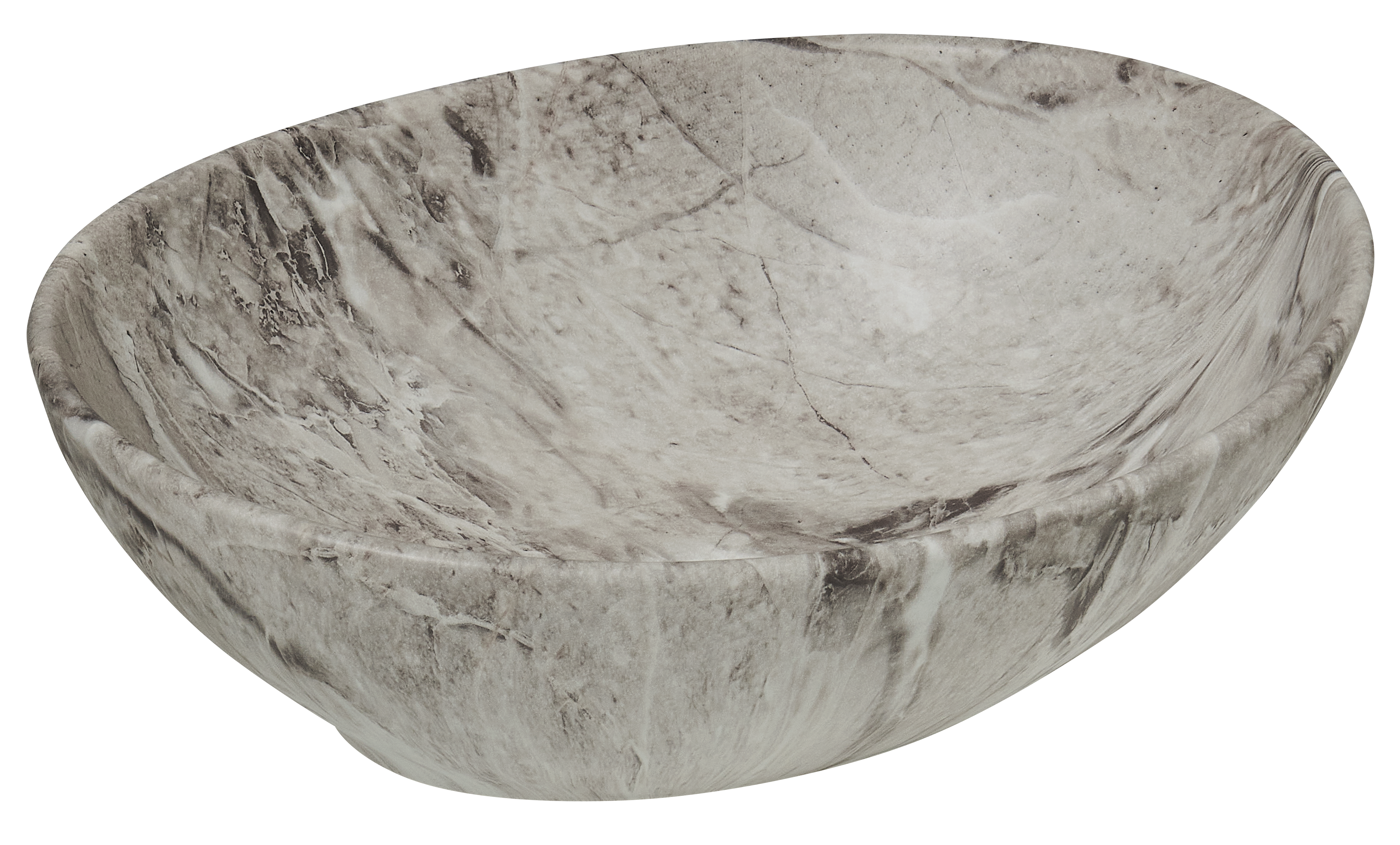 Umywalka ceramiczna nablatowa Fressa Matt Brown Stone 41x33 cm