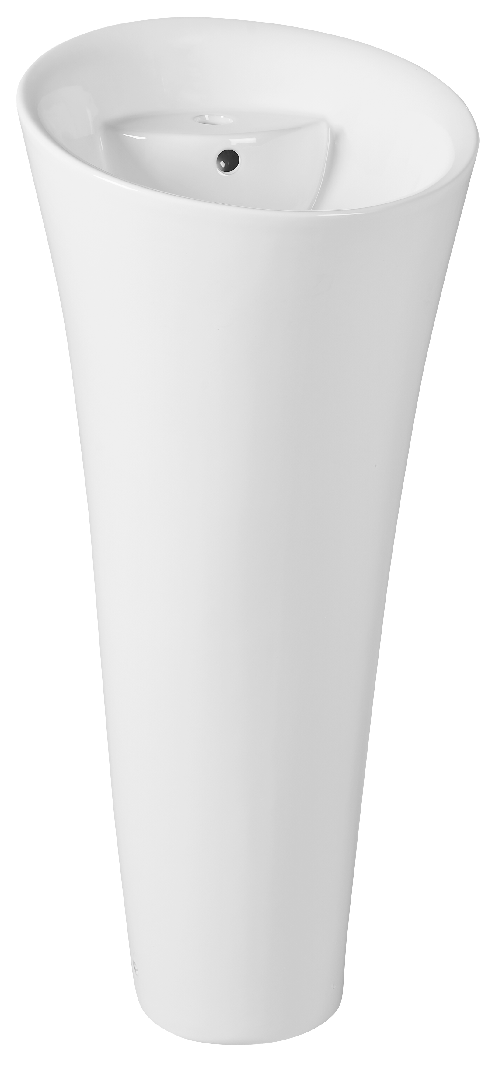 Umywalka ceramiczna wolnostojąca Tulip 96x42x42 cm biała