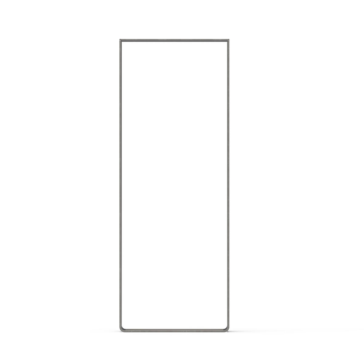 Gamba per mobili STEELMI RETTANGOLO in acciaio lucido  P 4 x H 80 cm - 5