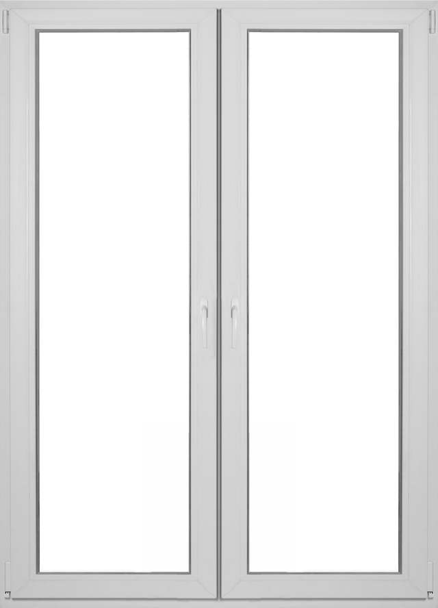 Okno PCV 3-szybowe balkonowe MD85 ANTR03 2OB RU 1465x2195 mm rozwierne rozwierno-uchylne prawe antracytowe