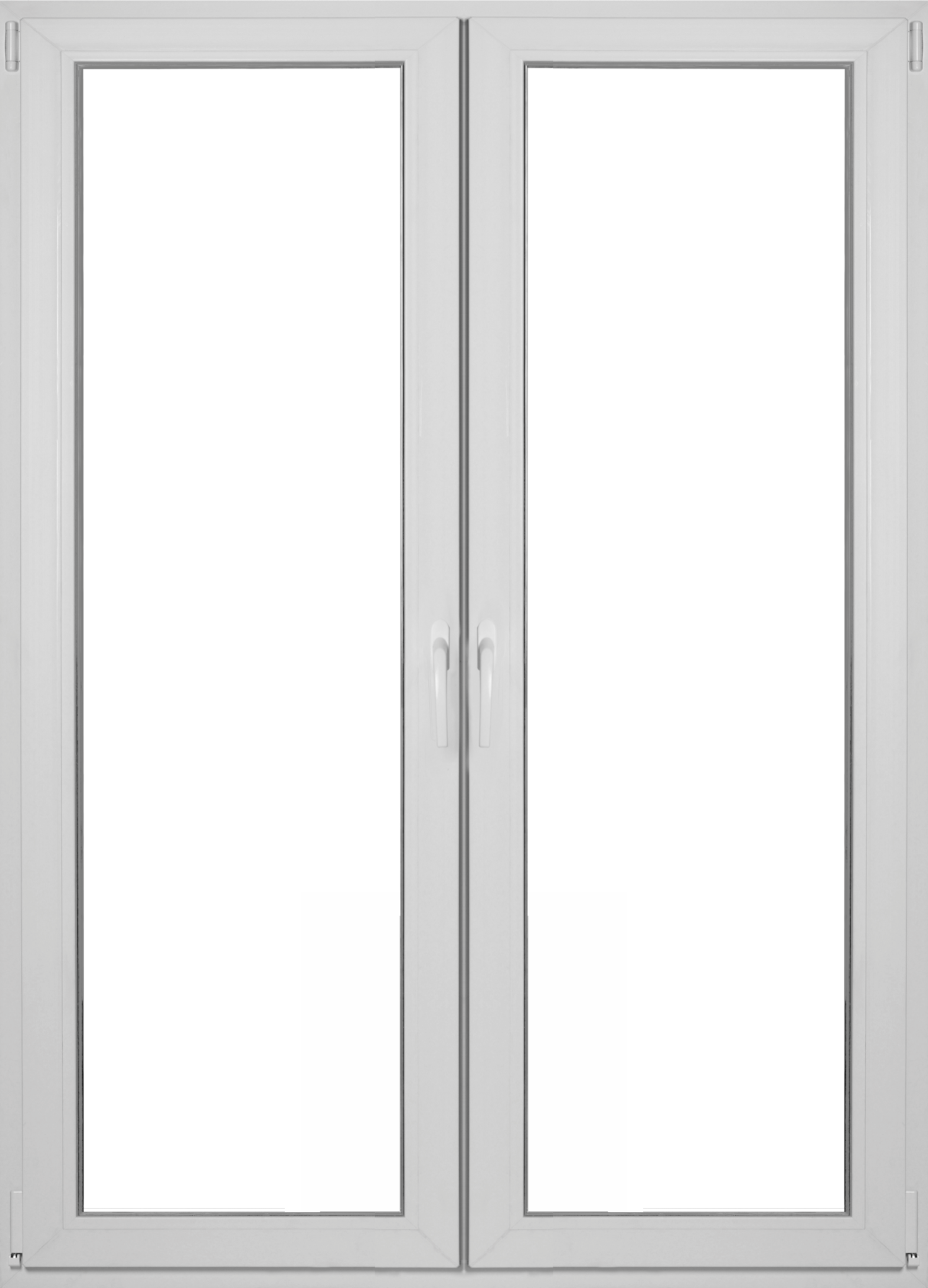 Okno PCV 3-szybowe balkonowe białe MD85 OB2 1465x2095 mm rozwierno-uchylne prawe