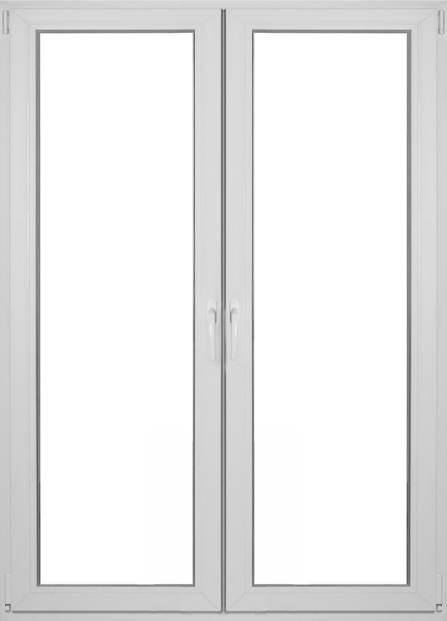 Okno PCV 3-szybowe balkonowe białe MD85 OB2 1465x2095 mm rozwierno-uchylne prawe
