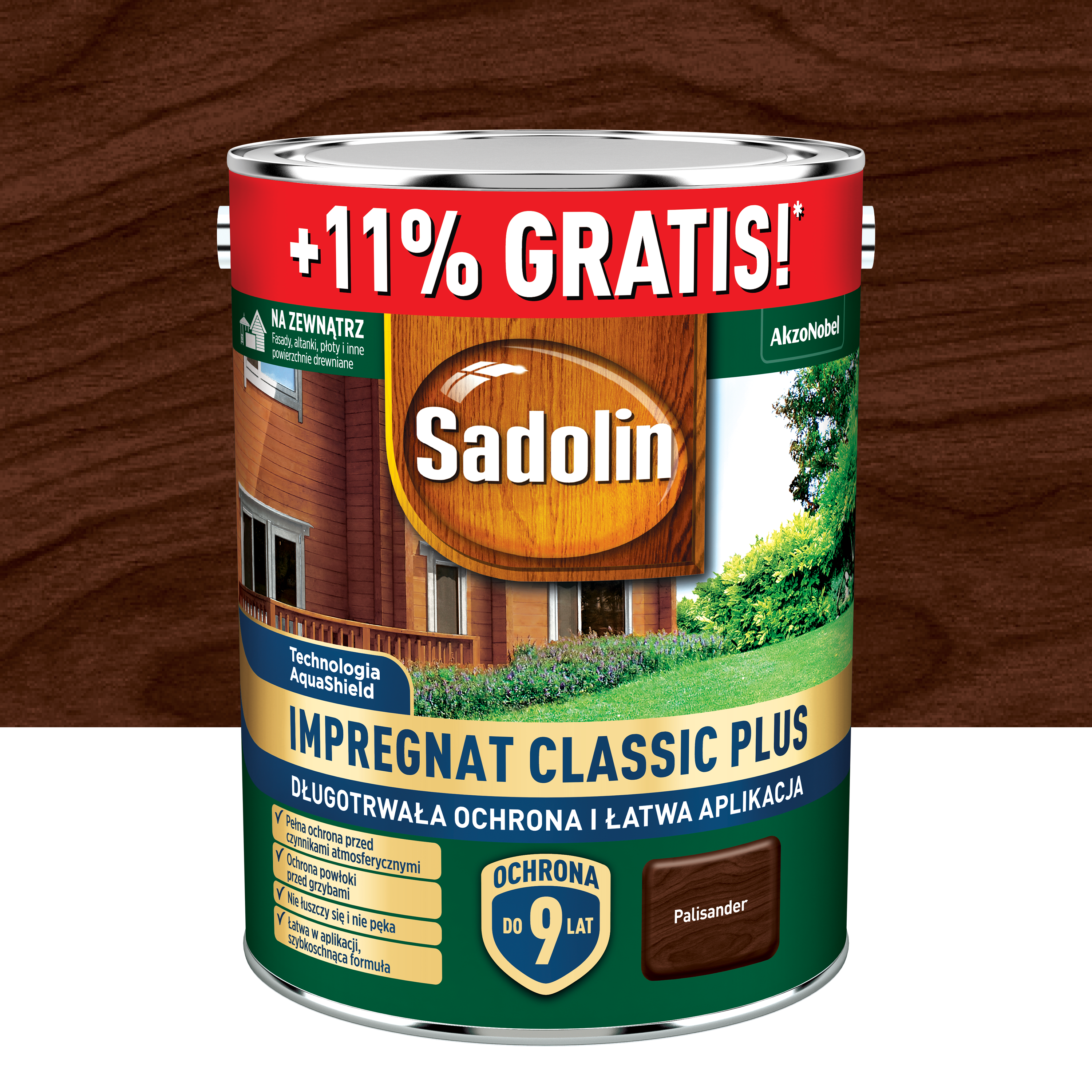 Impregnat do drewna Classic Plus palisander 5 l Sadolin