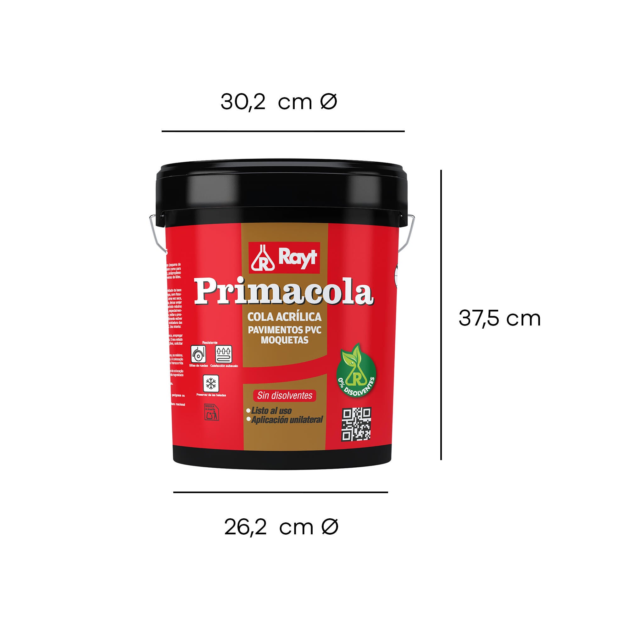 Cola acrílica Primacola especial pavimentos y moquetas de 20Kg - 3