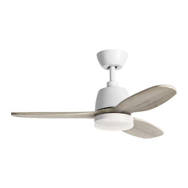 Ventilador de techo con luz silencioso DC 18W con mando ø96.5 cm Elna LUMIPLUS blanco luz CCT 3 aspas| 6 velocidades| brisa| recomendado de 13 a 20m²