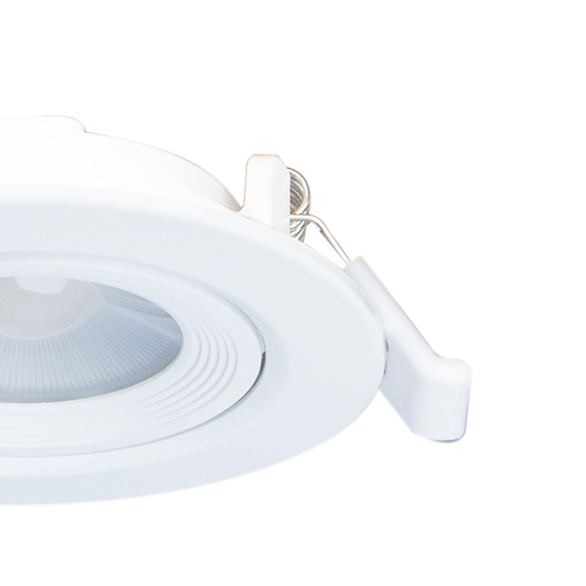 Downlight LED empotrable ALVERLAMP blanco redondo ø9 cm 650 luz CCT 3000K-6500KK IP20 - Foco LED empotrado para techos - 6