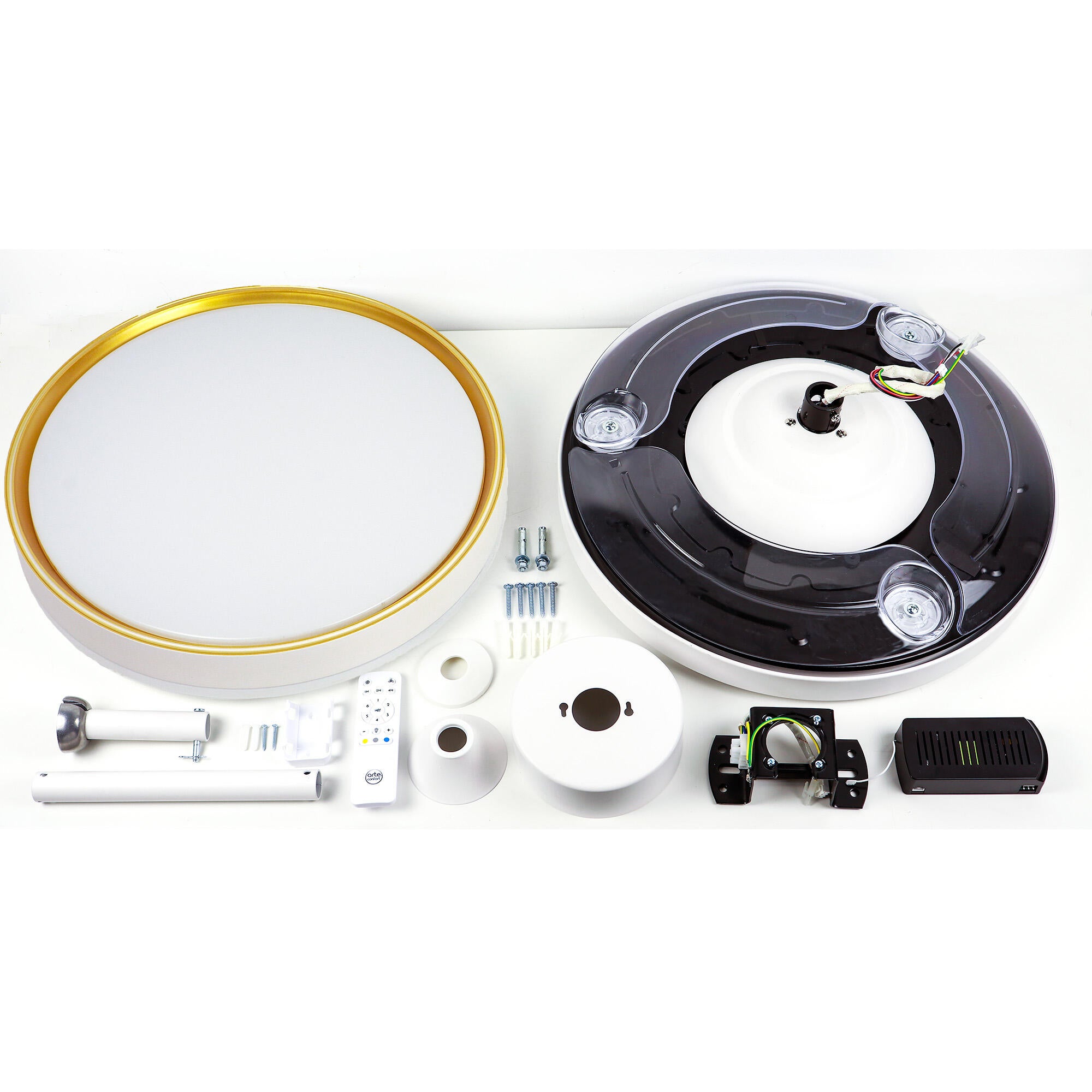 Ventilador de techo con luz silencioso DC 30W con mando ø107 cm Selas ARTE CONFORT blanco luz CCT 3 aspas| 6 velocidades| modo verano/invierno| brisa| temporizador| recomendado de 13 a 20m² - 3