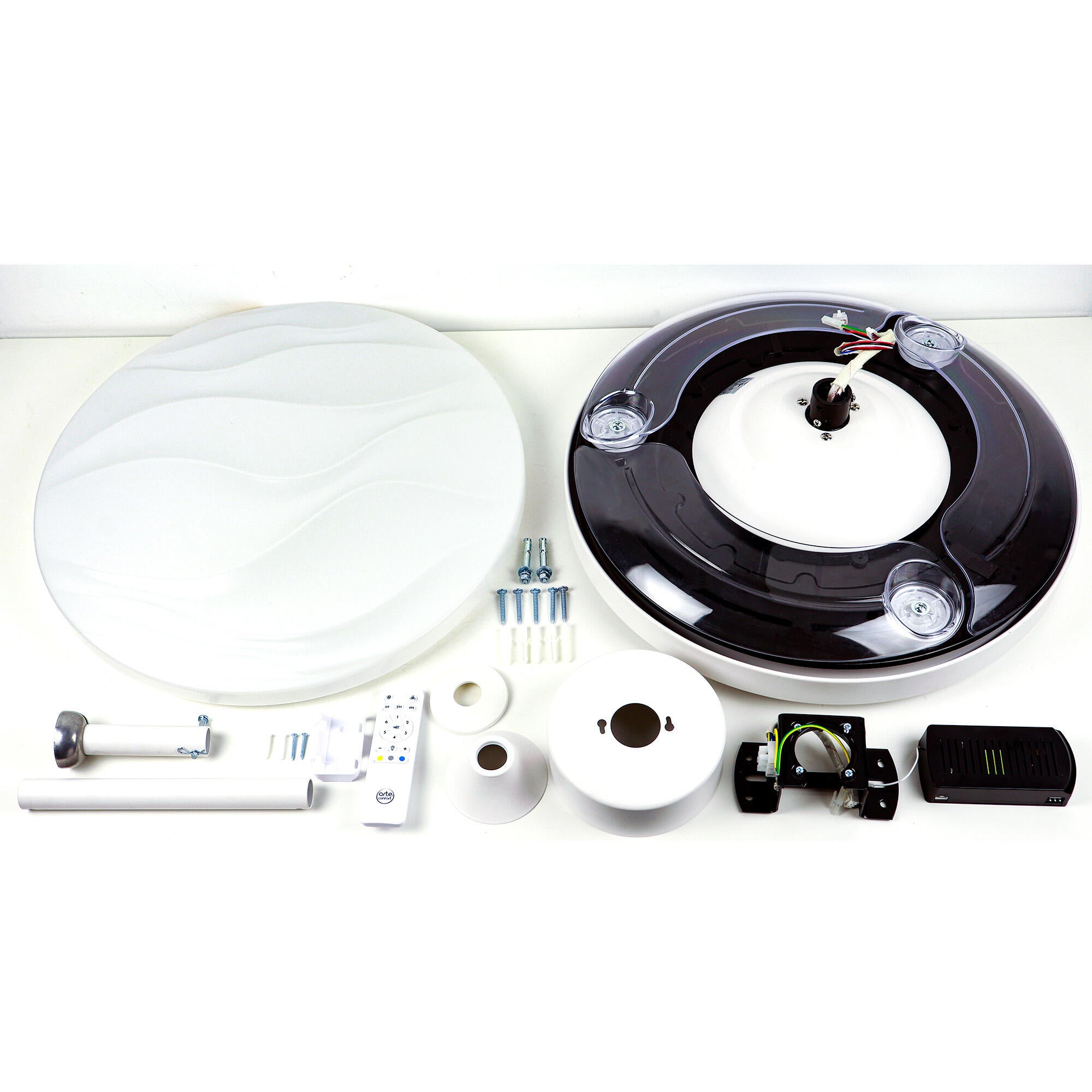 Ventilador de techo con luz silencioso DC 30W con mando ø107 cm Hyla ARTE CONFORT blanco luz CCT 3 aspas retráctiles tipo lámpara| 6 velocidades| modo verano/invierno| brisa| temporizador| recomendado de 13 a 20m² - 3