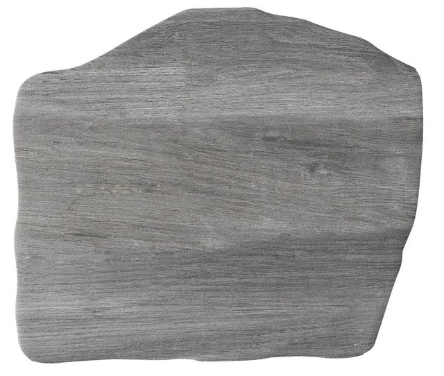Passo giapponese in gres naturale grigio 42 cm