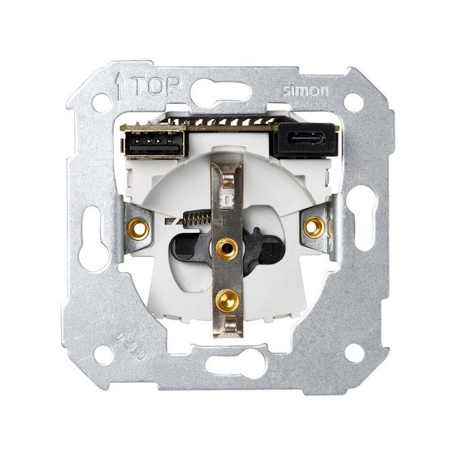 SCHUKO CON 2 USB SIMON 82
