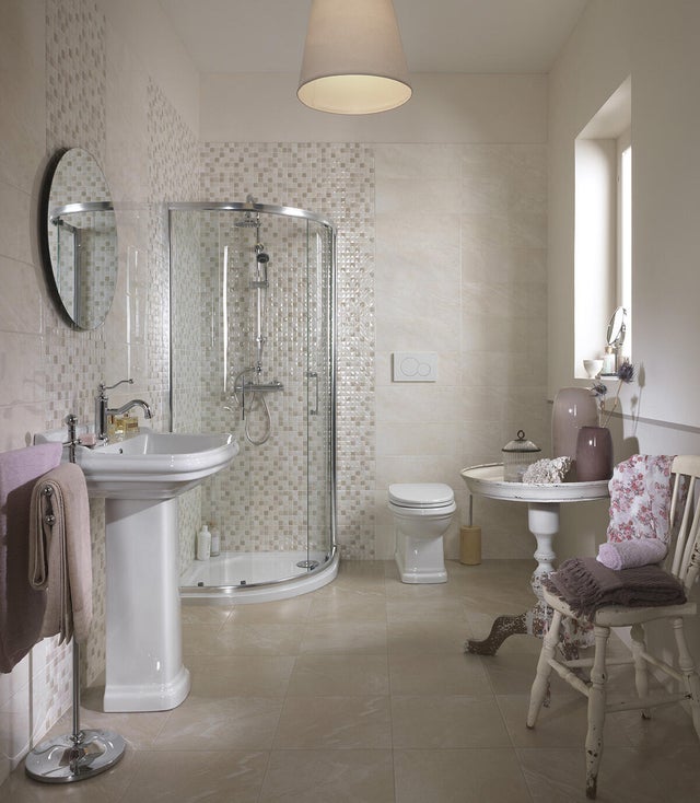 Vaso WC distanziato SENSEA roncal, sedile incluso P 38 x L 71.5 x H 43.2 cm bianco