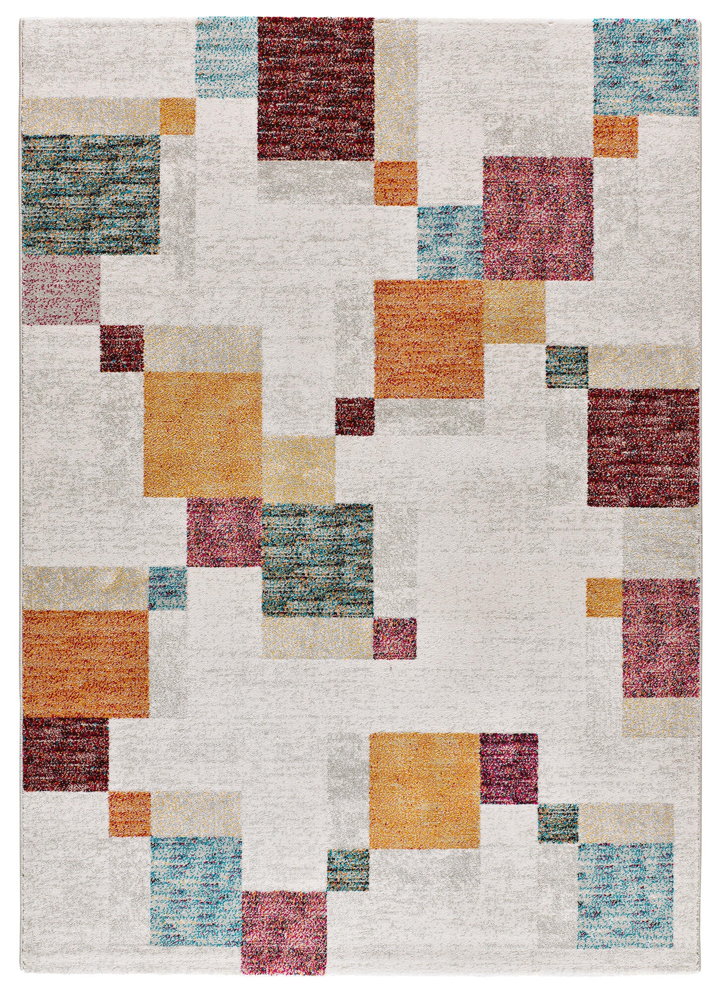 Alfombra polipropileno pelo mediano universal xxi eider 16791 geométrico multicolor 160x230cm