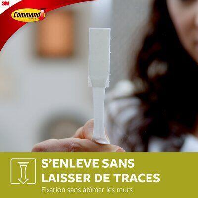 4 paires de languettes adhésives de fixation de tableaux 7kg max COMMAND - 9