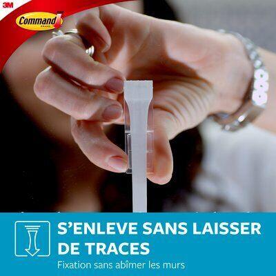 16 paires de languettes adhésives résistante à l'eau 2,2kg max COMMAND - 9