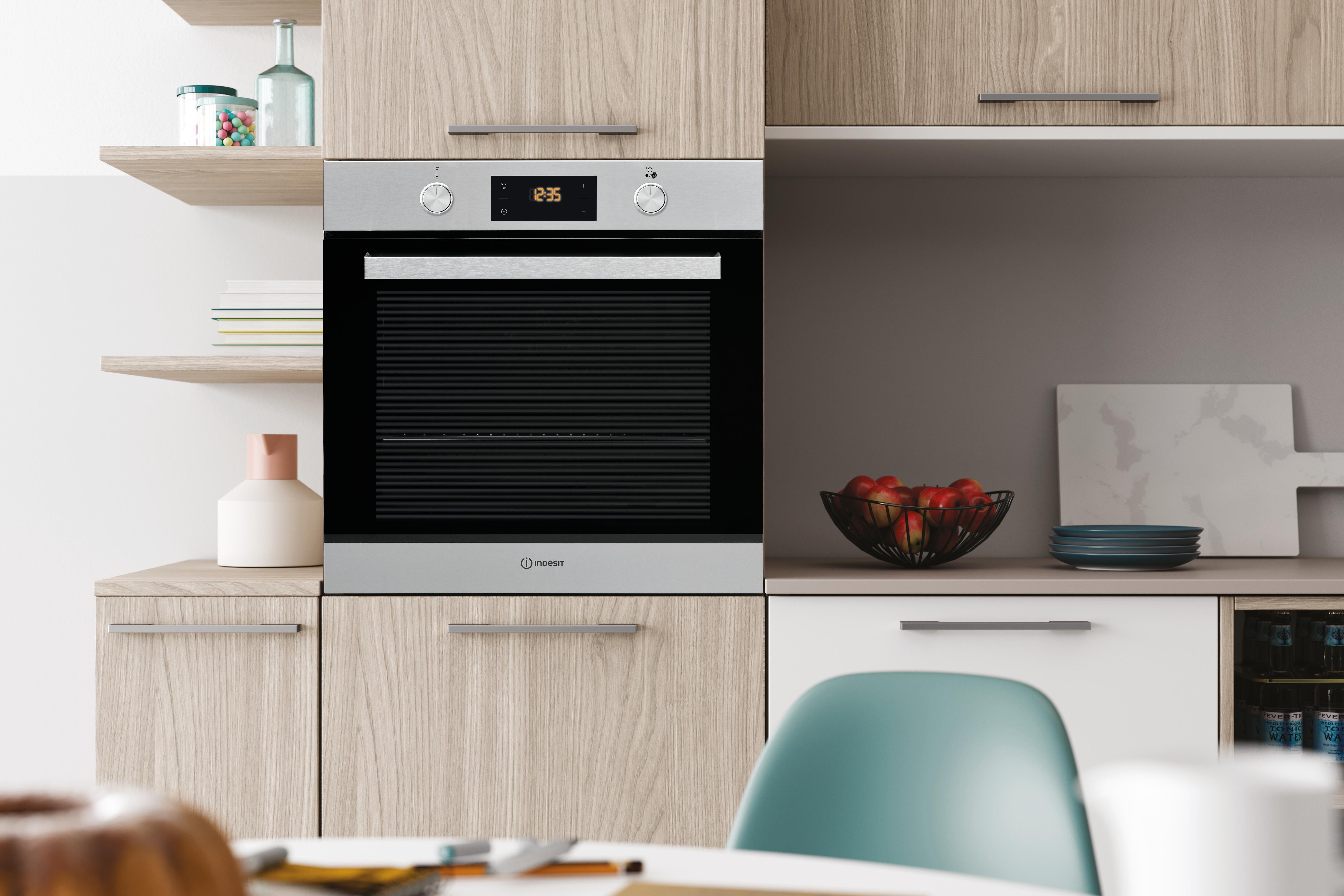 Horno INDESIT IFW 6841 JP IX eléctrico 71L pirólisis acero inoxidable Clase A+ - 3
