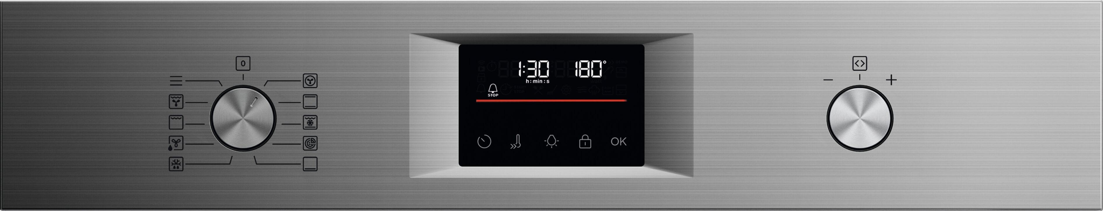 Forno de encastrar multifunções 72 L 59X56X56 cm cinza AEG TU5PB43SM - 4