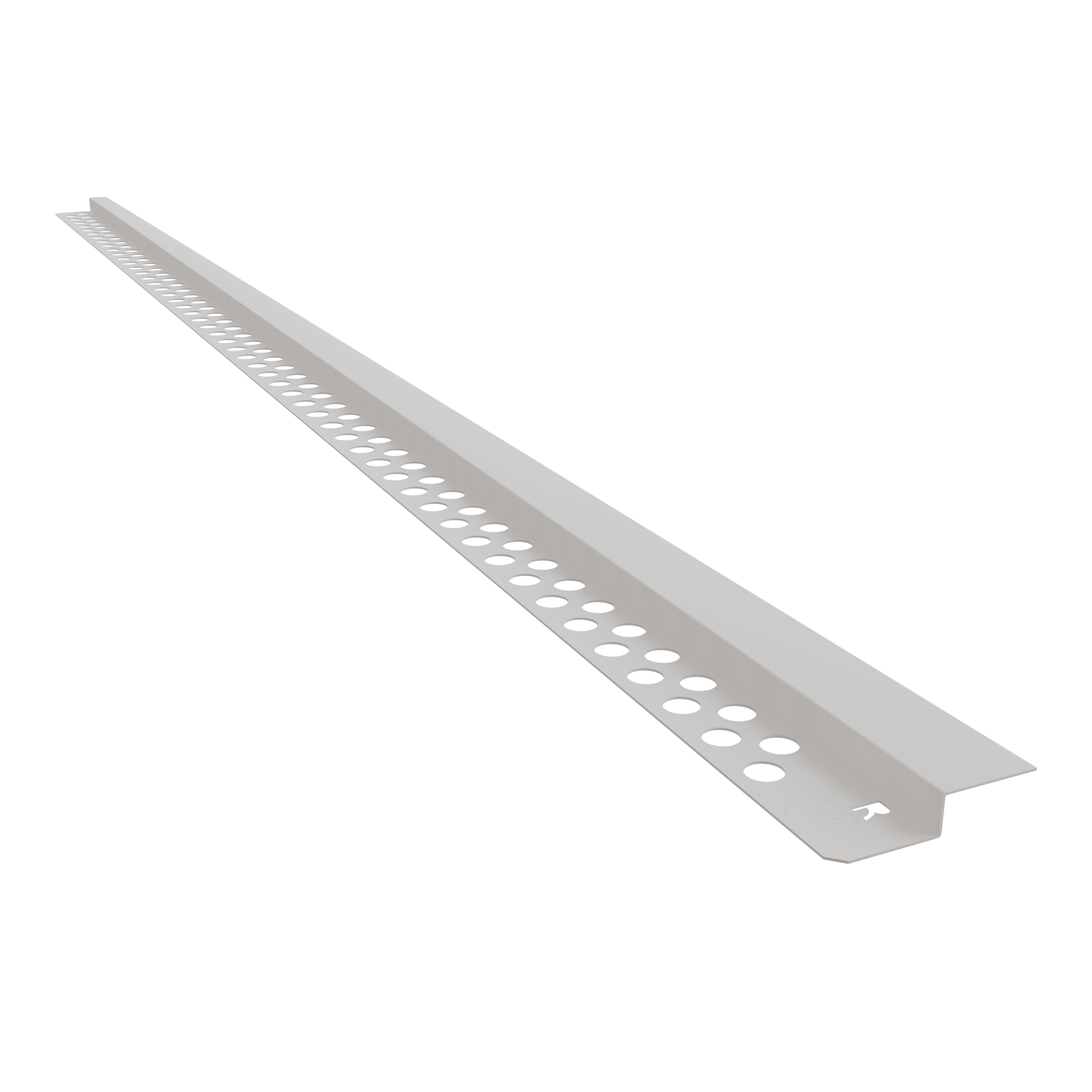 Listwa krawędziowa spadkowa do odpływu 120 cm prawa biała Jano