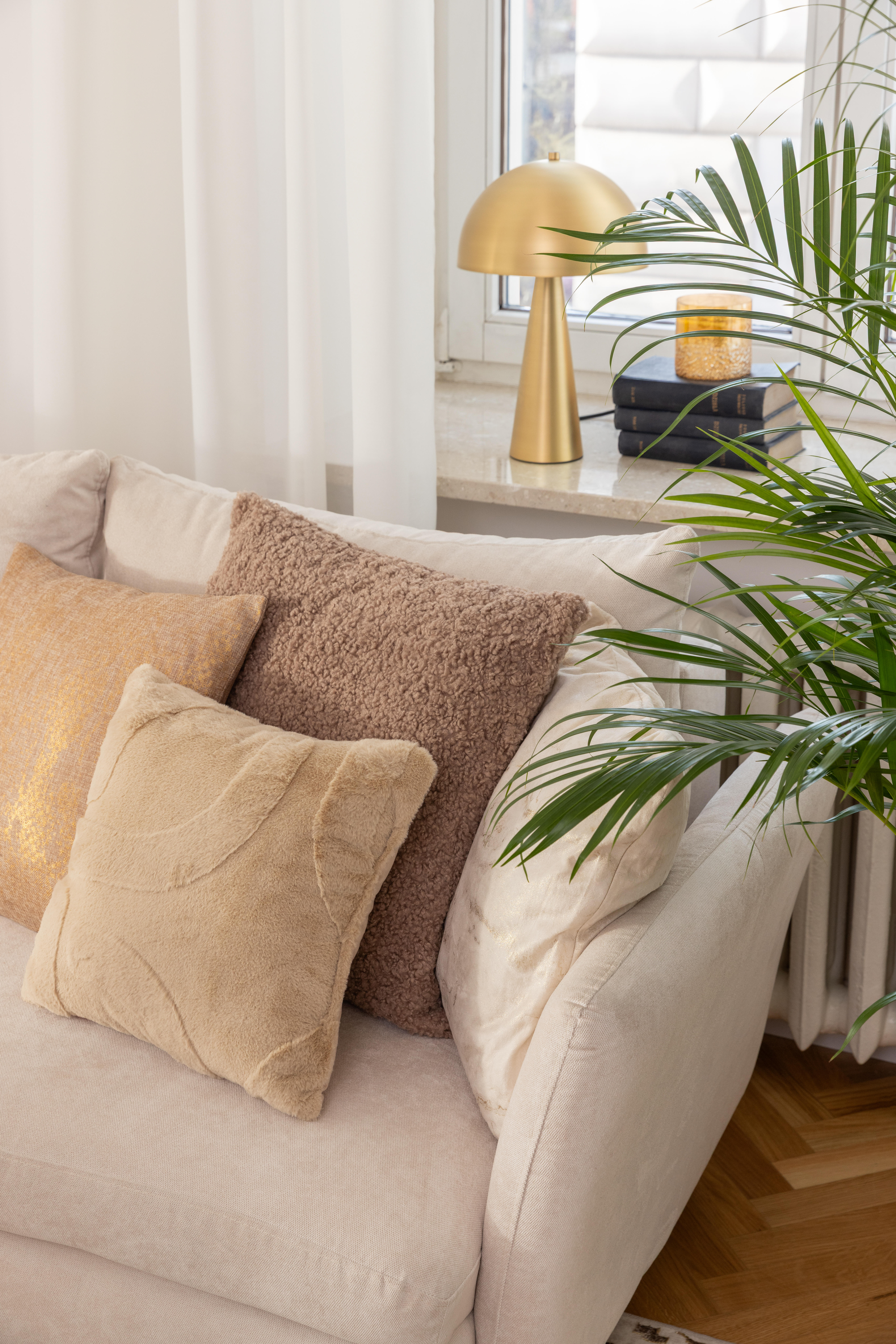 Poduszka Marble złota 45 x 45 cm Inspire - 7